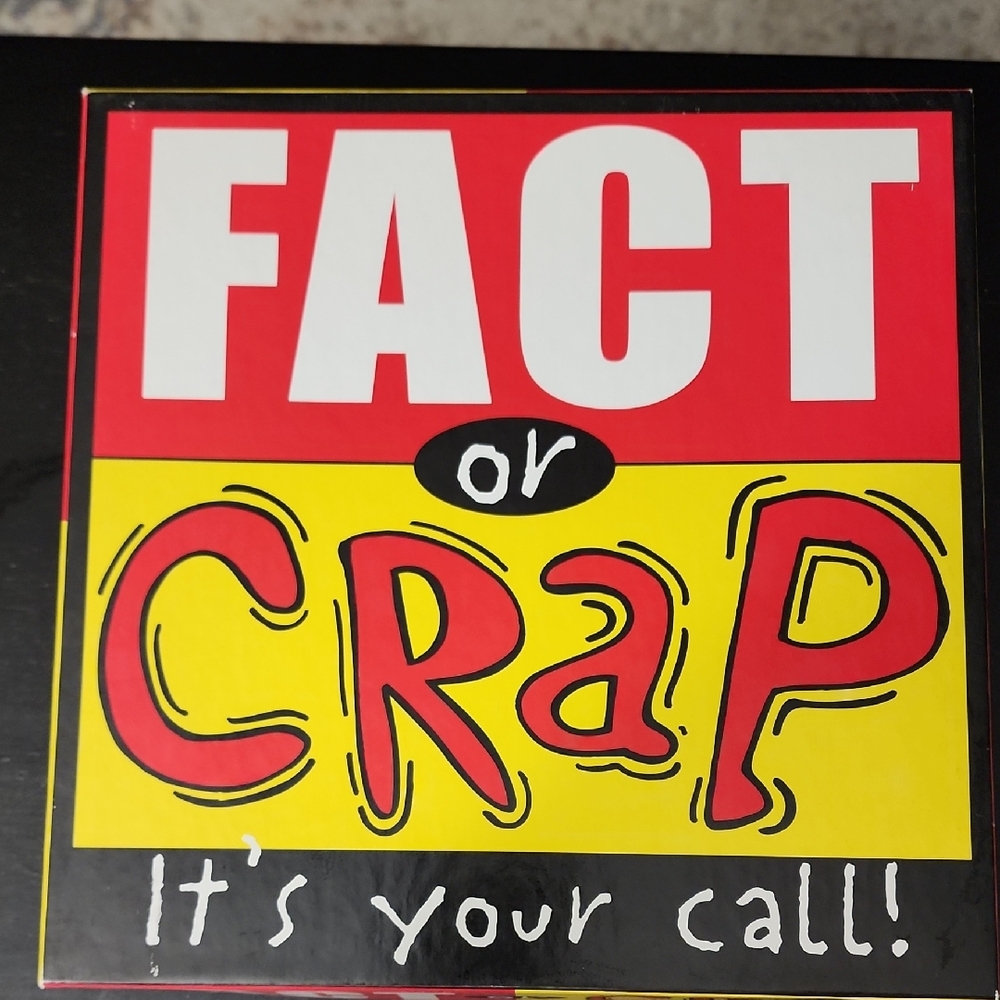 Fact or Crap It's‎ Your Call Trivia Game